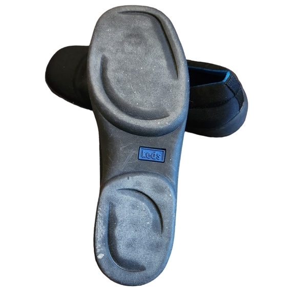 Keds black thick heel silp on loafer shoes - Picture 8 of 10